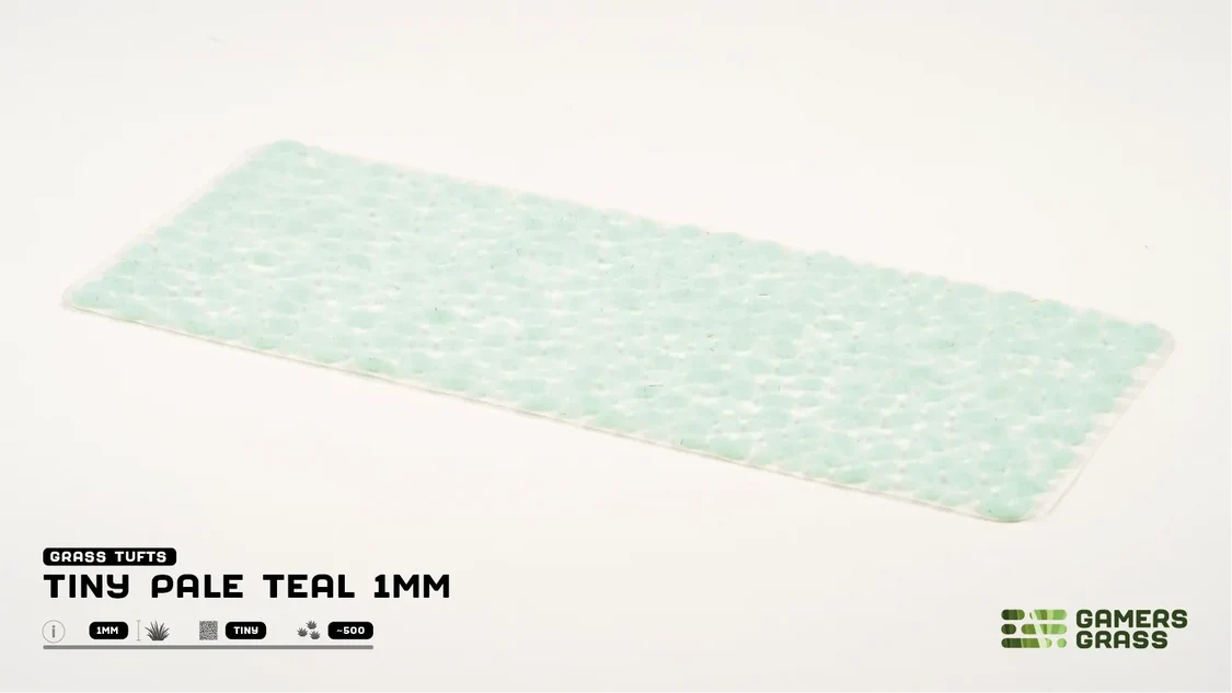 Gamers Grass - Tiny Pale Teal (1mm)