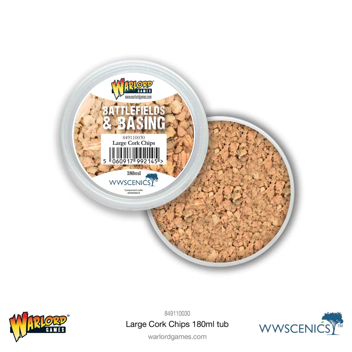Battlefields & Basing - Large Cork Chips (180ml)