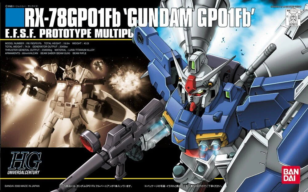 HGUC 1/144 RX-78 GP01Fb
