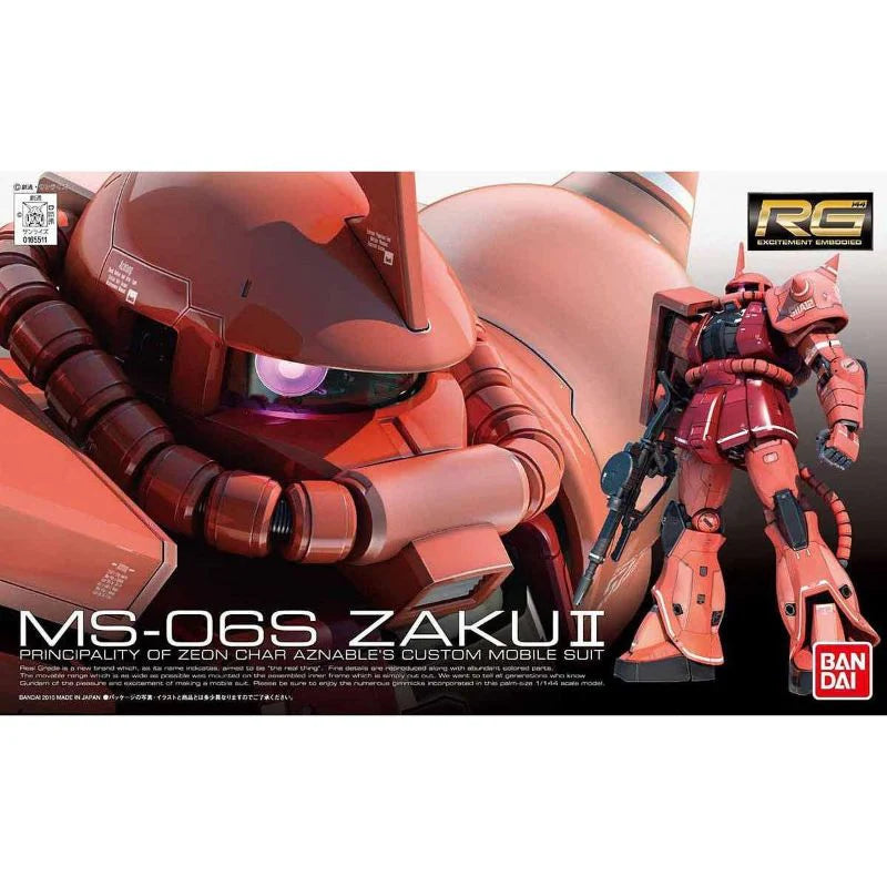 Gundam Model RGÂ 1/144 MS-06S ZAKUâ…¡