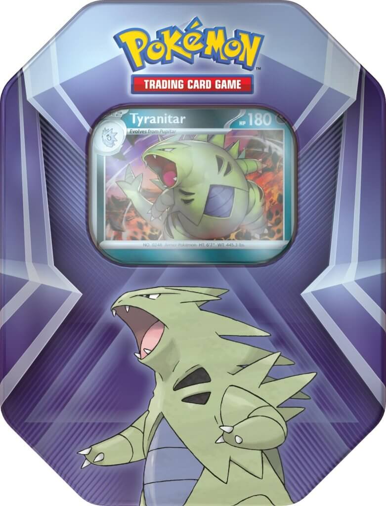 Pokémon TCG: Triple Whammy Collector Tin - Tyranitar