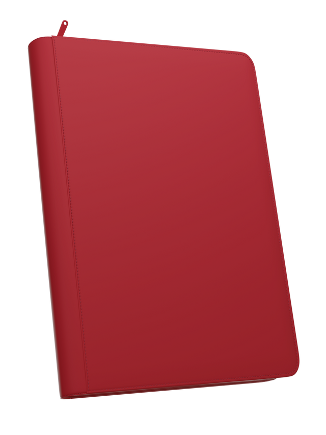 STEALTH 9 Pocket Zip Trading Card Binder - Red