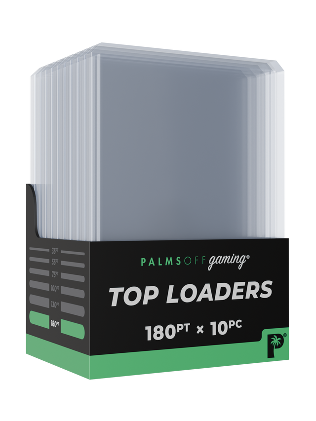 Palms Off - 180pt Top Loaders - 10pc