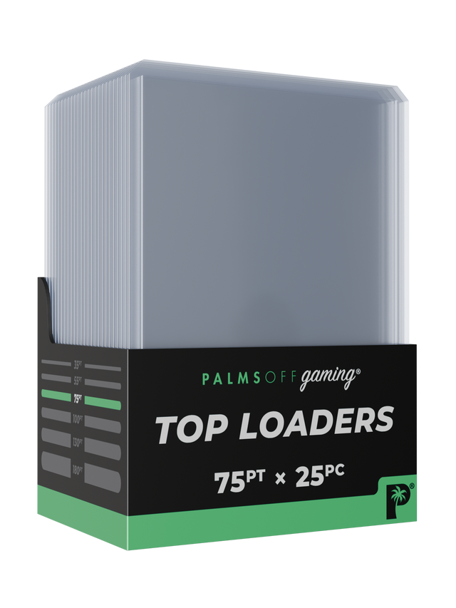 Palms Off - 75pt Top Loaders - 25pc