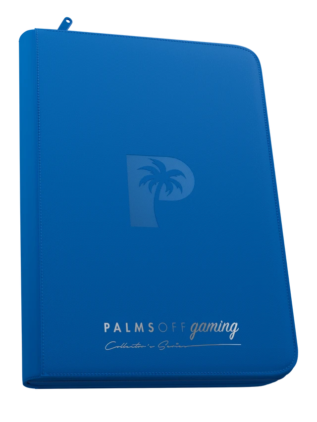 Palm's Off - Collector's Series Top Loader Zip Binder – (216 Slot) - Blue