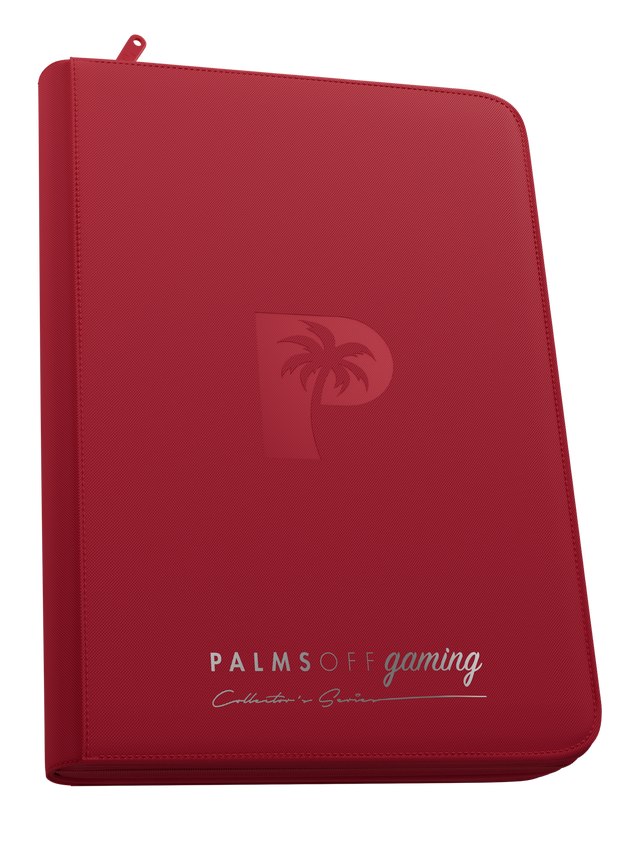 Palm's Off - Collector's Series Top Loader Zip Binder – (216 Slot) - Red
