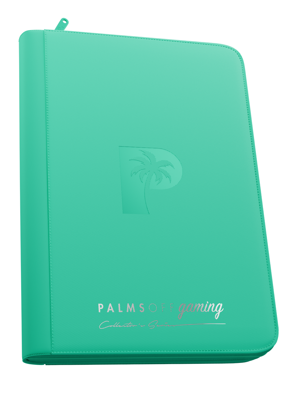 Palm's Off - Collector's Series 9 Pocket Zip Trading Card Binder - Turquoise