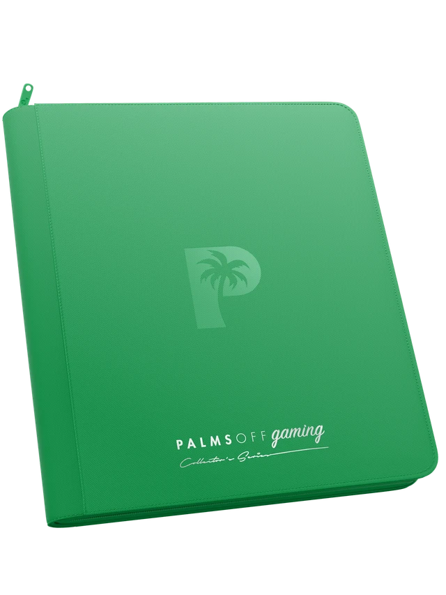 Collector's Series 12 Pocket Zip Binder - Green