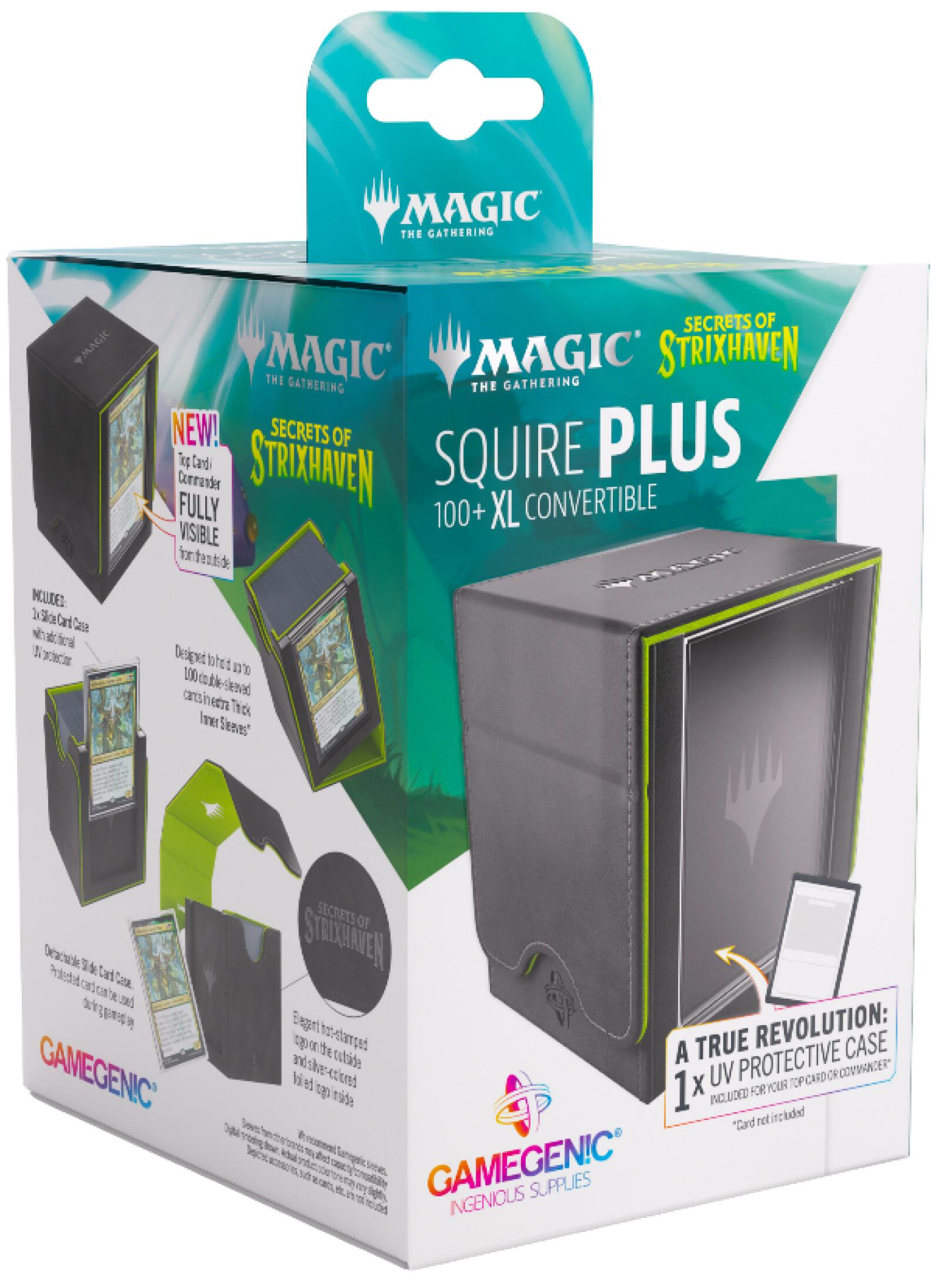 Gamegenic - Secrets of Strixhaven Squire PLUS 100+ XL - Black/Green