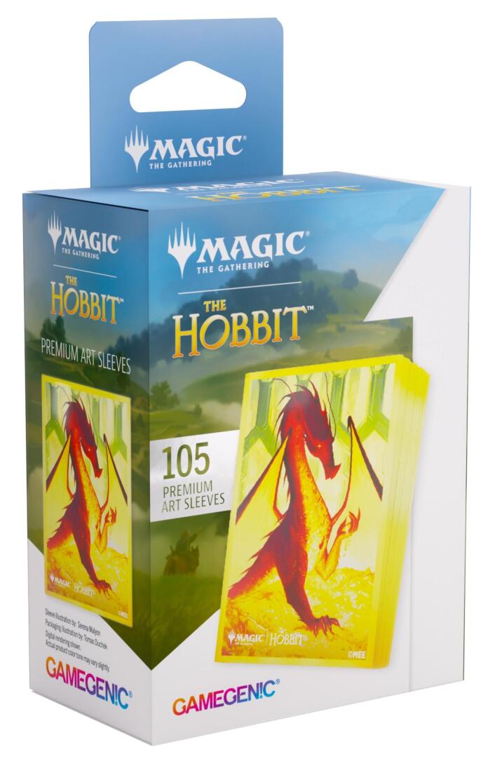 Gamegenic: The Hobbit Premium Art Sleeves - Smaug the Golden (105 Sleeves Per Pack)