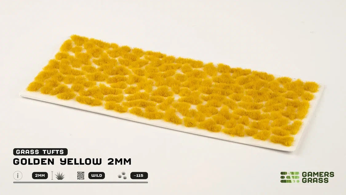 Gamers Grass - Golden Yellow (2mm)