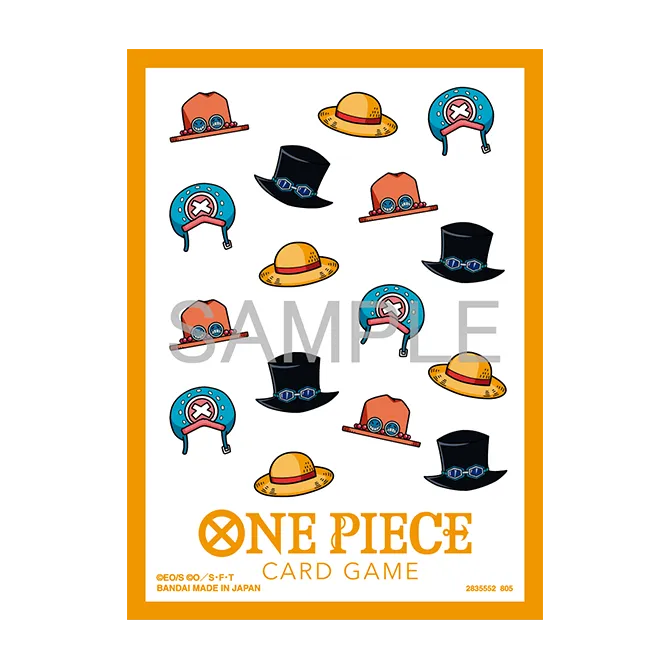 One Piece Card Game - Official Sleeves Display – Set 13- All-over Hat Pattern