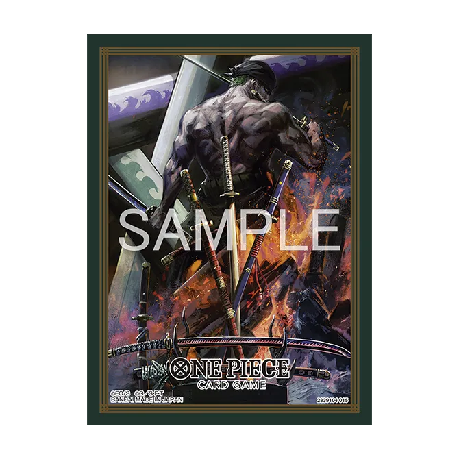 One Piece Card Game: Official Sleeves Display – Set 14 - RORONOA ZORO
